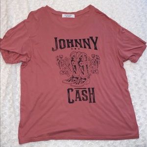 Free People Johnny Cash Tshirt Women XL